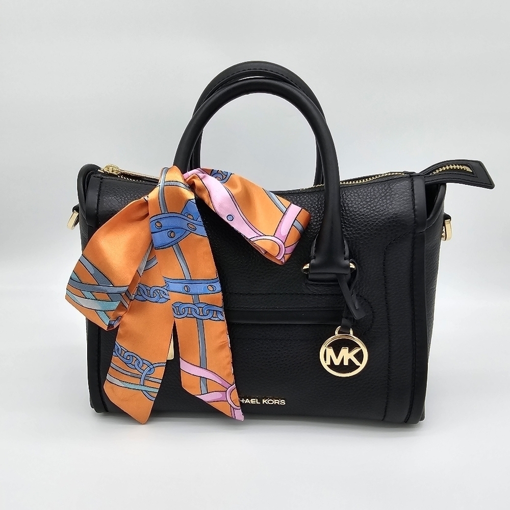 Skinny Scarf | Hand Bag, Neck Scarf (2 pieces) - Color Set #1 / Brand NEW